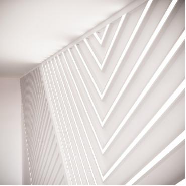 Потолочный плинтус под покраску Orac Decor Select с подсветкой 2000×30×20 Потолочный плинтус под покраску Orac Decor Select с подсветкой 2000×30×20