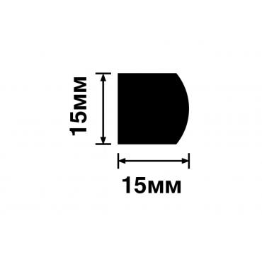Молдинг из полистирола под покраску Hiwood D15V2 NP 2700×15×15 Молдинг из полистирола под покраску Hiwood D15V2 NP 2700×15×15