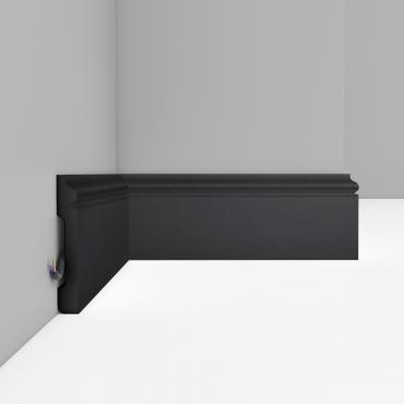 Плинтус Decomaster Антрацит D005-112 2400×79×13 Плинтус Decomaster Антрацит D005-112 2400×79×13