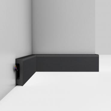 Плинтус Decomaster Антрацит Плинтус Decomaster Антрацит