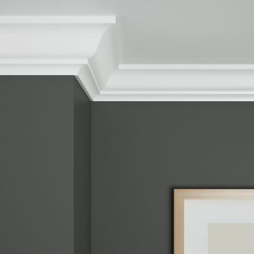 Потолочный плинтус под покраску Ultrawood CR 0001 i 2000×75×80 Потолочный плинтус под покраску Ultrawood CR 0001 i 2000×75×80