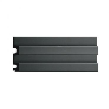 Стеновая панель Decomaster Eco Line D302-112 Серый матовый 2900×122×21
