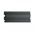 Стеновая панель Decomaster Eco Line D302-112 Серый матовый 2900×122×21